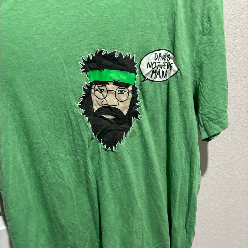 Green Graphic Men's Shirt, XL